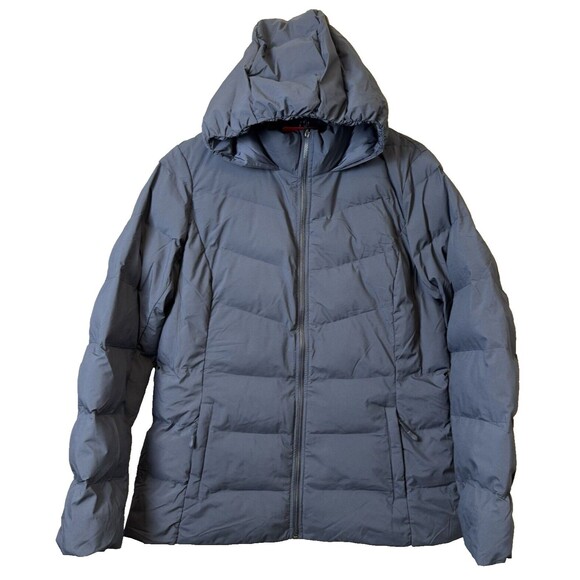 32 Degrees Womans Large Blue Winter Tech Puffer Jacket 1699330 Coat Rain Lrg L - Picture 2 of 15